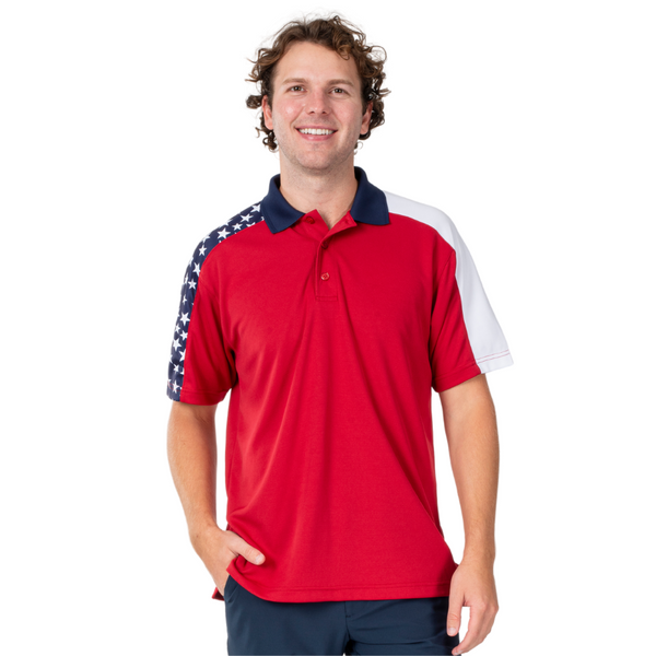Men's Stars and Stripes Heritage Polo