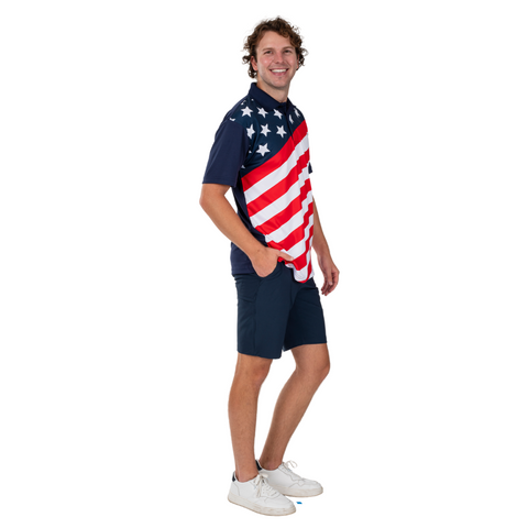 Men's Stars & Stripes Tech Polo