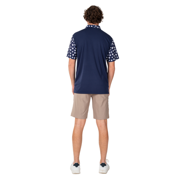 Men's Patriotic Tech Polo