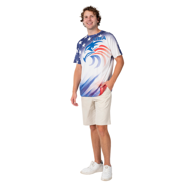 Men's USA Eagle Quick Dry T-Shirt