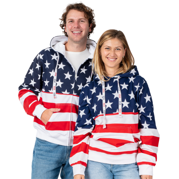 Patriotic Full Zip and Pullover Hoodie