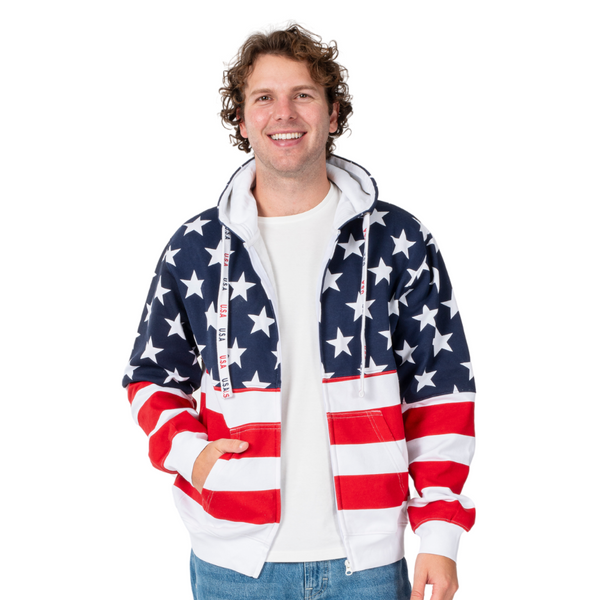 Red White Blue-Zip