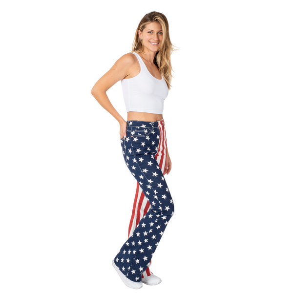 Judy Blue Red, White, and Blue Jeans