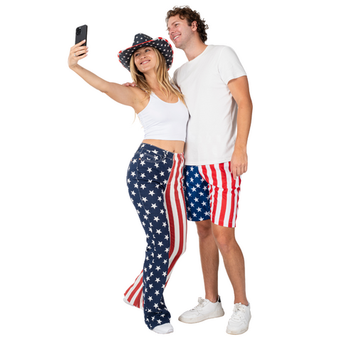 Judy Blue Red, White, and Blue Jeans
