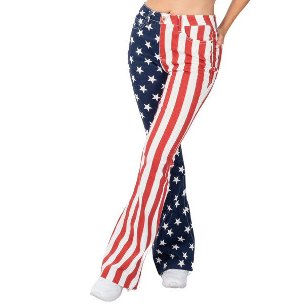 Judy Blue Red, White, and Blue Jeans