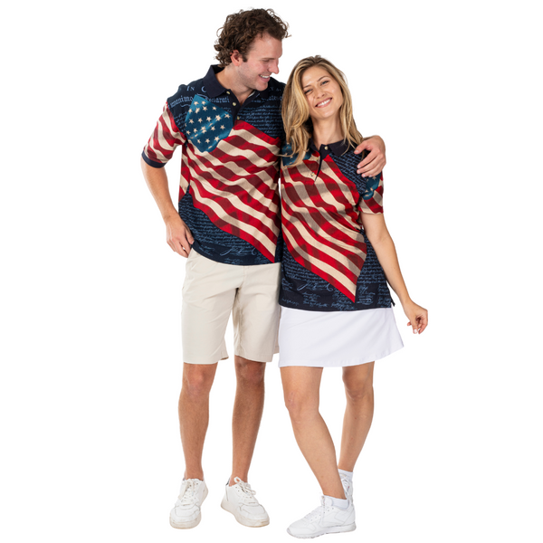 Women's Ultimate Patriot Polo - Navy