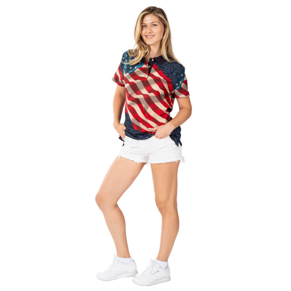 Women's Ultimate Patriot Polo - Navy