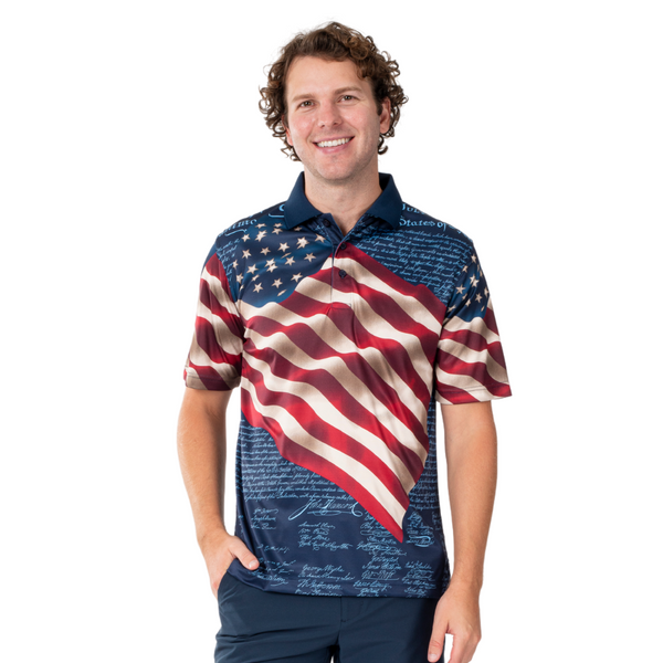 Men's Ultimate Patriot Tech Polo