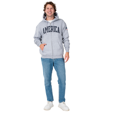 Unisex Champion America 1776 Full Zip Sweatshirt