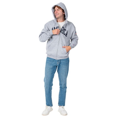 Unisex Champion America 1776 Full Zip Sweatshirt