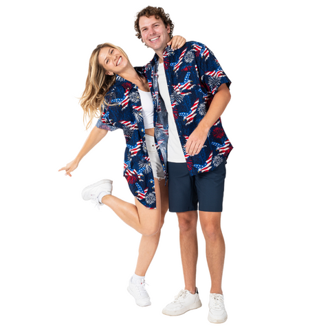 Men's Star-Spangled Celebration Button Down Shirt