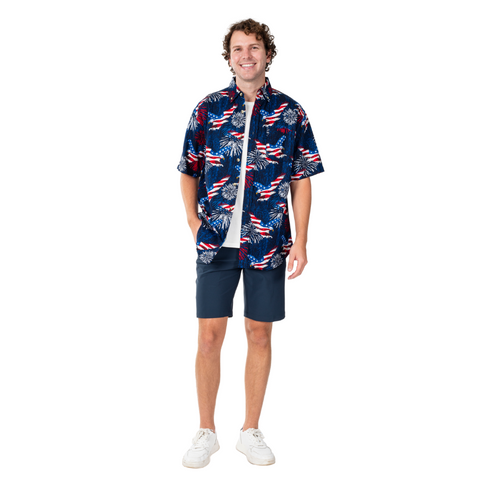 Men's Star-Spangled Celebration Button Down Shirt