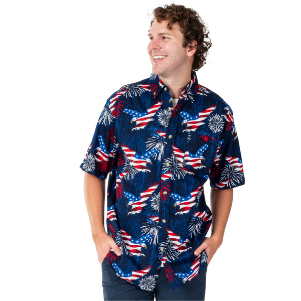 Men's Star-Spangled Celebration Button Down Shirt