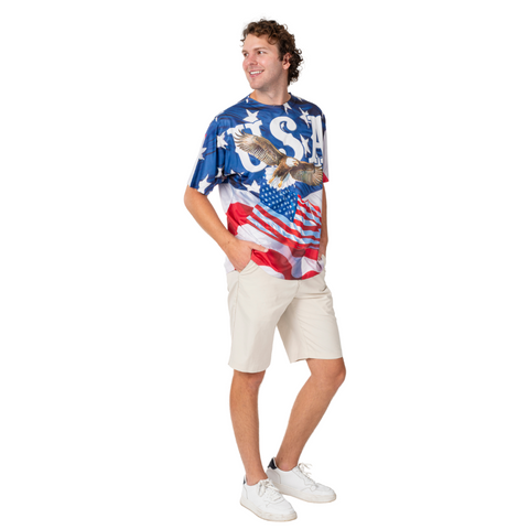 USA Flying Eagle Quick Dry T-Shirt