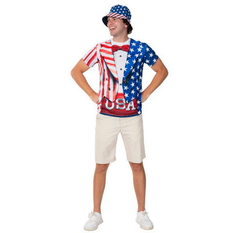 Men's 4th of July Tuxedo T-Shirt