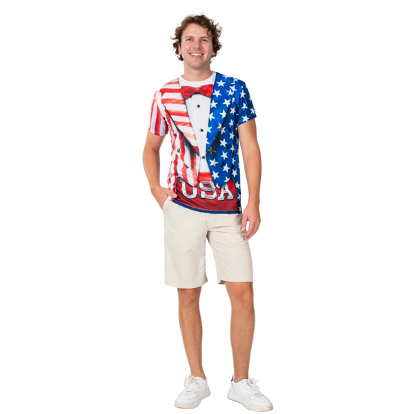 Men's 4th of July Tuxedo T-Shirt