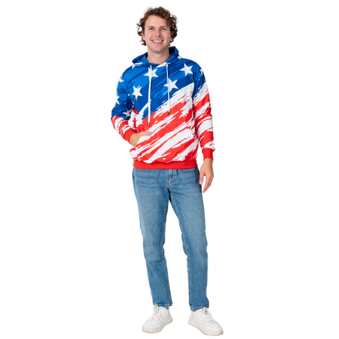 Men's Stars and Stripes Tech Hoodie
