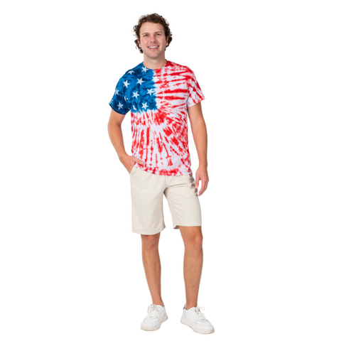 Men's 4th of July Tie-Dye T-Shirt