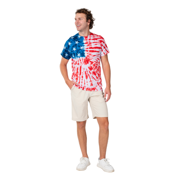 Men's 4th of July Tie-Dye T-Shirt