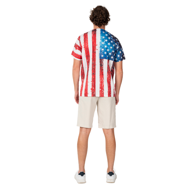 Men's American Flag Quick Dry Tee
