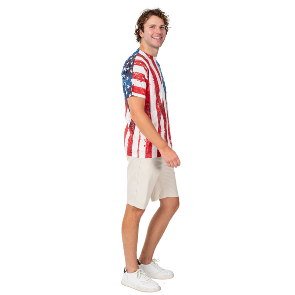 Men's American Flag Quick Dry Tee