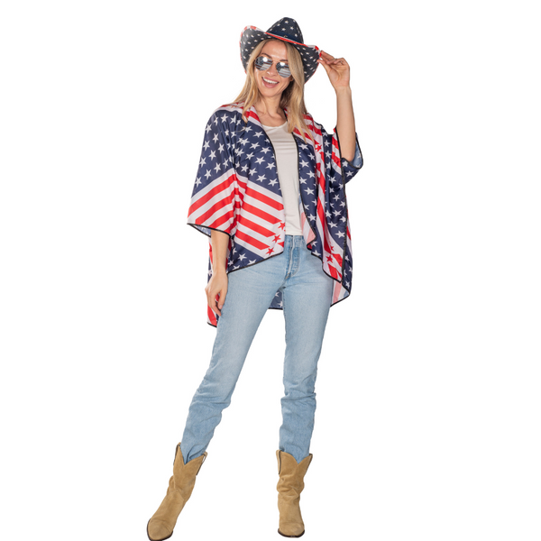 Patriotic flag vest