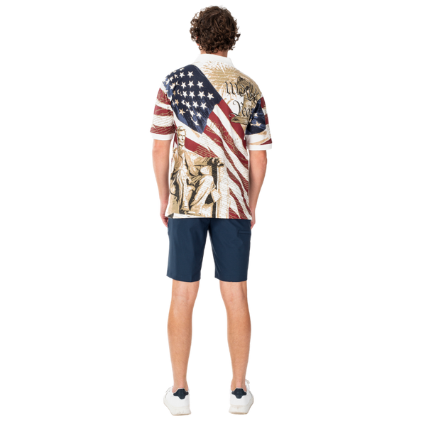 Men's Preamble & Patriotic Pride Polo Shirt