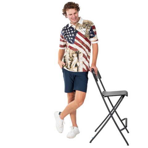 Men's Preamble & Patriotic Pride Polo Shirt