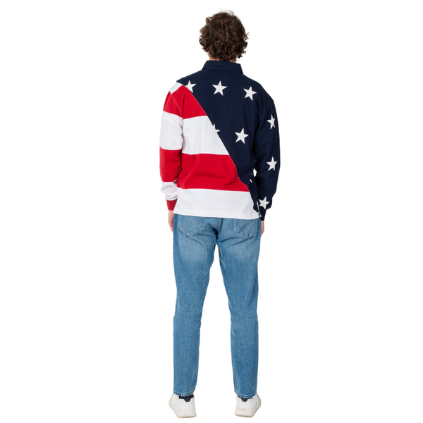 Patriotic Classic Rugby American Flag Unisex Shirt