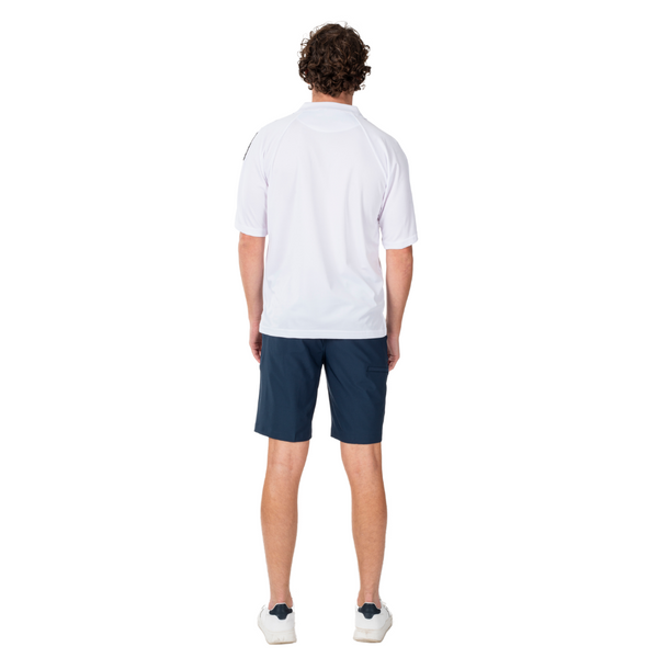 Men's Freedom Tech Polo Shirt- White