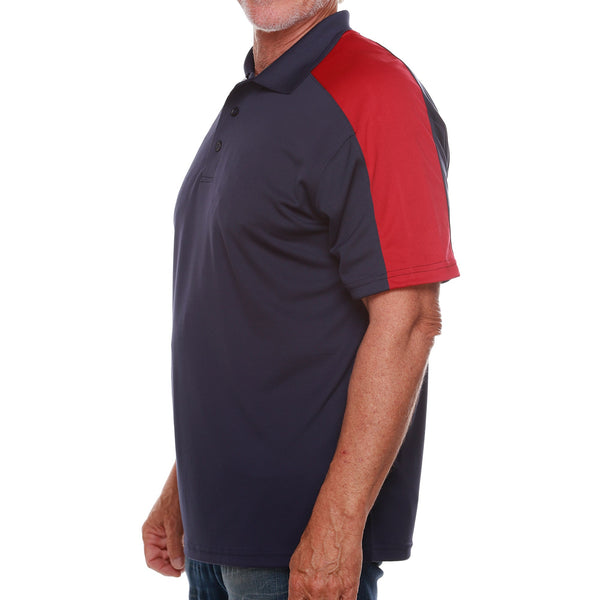 Men's Made in USA Patriotic Stars Tech Polo Shirt
