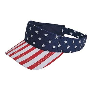 American Flag Print Visor - The Flag Shirt