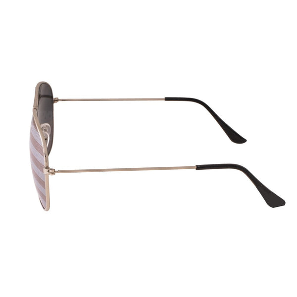 American Flag Lens Aviator Style Sunglasses