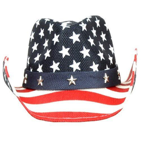American Flag Cowboy Hat - 4th of july shirts