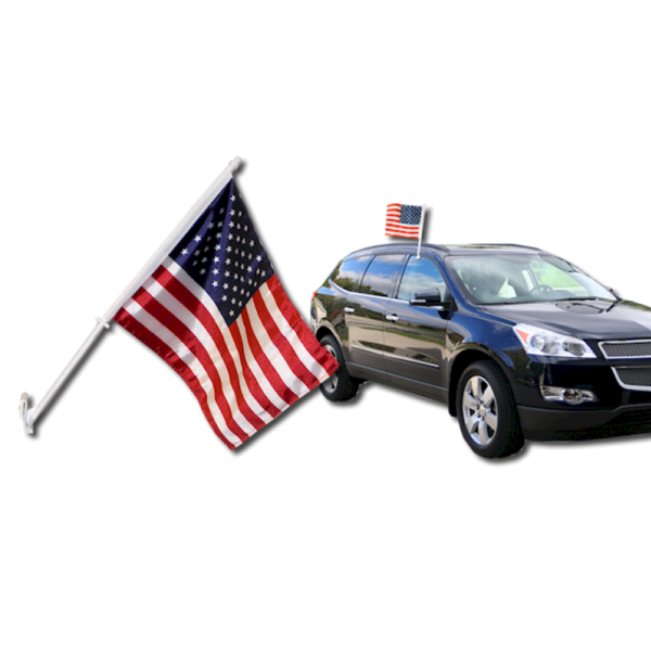 Annin Made in USA American Flag for Cars and Trucks