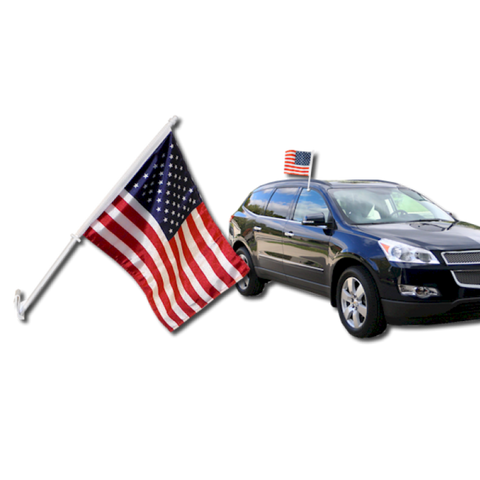 Annin Made in USA American Flag for Cars and Trucks