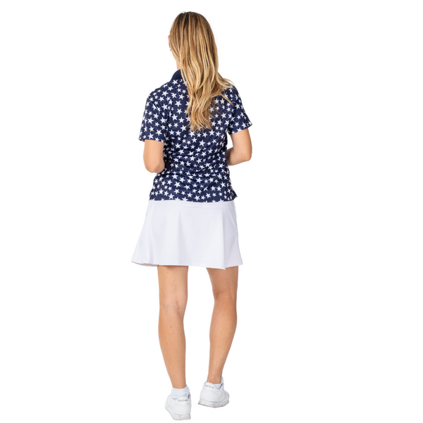 Women's Made in USA Star Spangled Tech Polo Shirt
