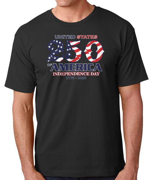 Independence Day Made in USA - 250th Anniversary - T-Shirt - 4th of July Shirts