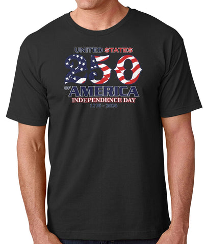 Independence Day Made in USA - 250th Anniversary - T-Shirt - 4th of July Shirts