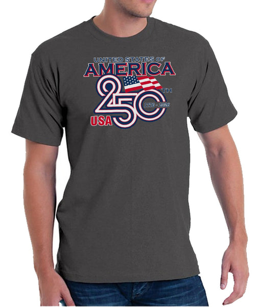 250th Patriot Made in USA - 250th Anniversary - T-Shirt - 4th of July Shirts