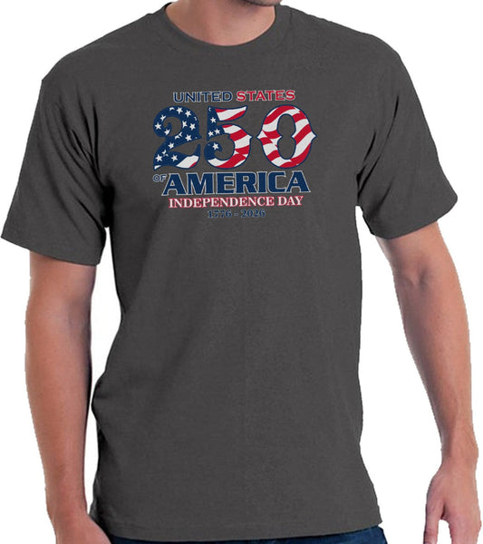 Independence Day Made in USA - 250th Anniversary - T-Shirt - 4th of July Shirts