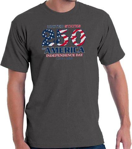 Independence Day Made in USA - 250th Anniversary - T-Shirt - 4th of July Shirts