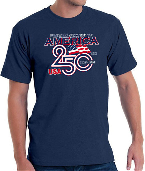 250th Patriot Made in USA - 250th Anniversary - T-Shirt - 4th of July Shirts