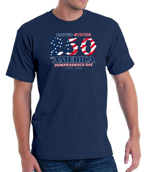 Independence Day Made in USA - 250th Anniversary - T-Shirt - 4th of July Shirts