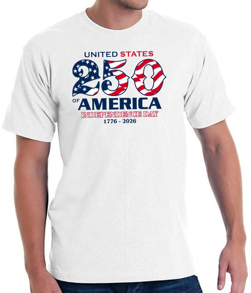 Independence Day Made in USA - 250th Anniversary - T-Shirt - 4th of July Shirts