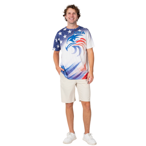 Men's USA Eagle Quick Dry T-Shirt