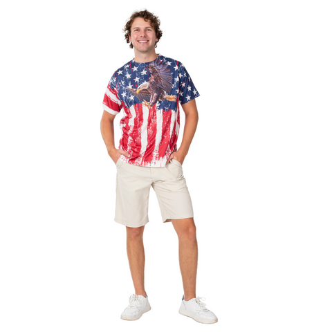 Men's Independence & Eagle Tee