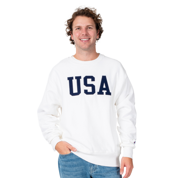 Unisex Champion USA Reverse Weave Crew Sweatshirt