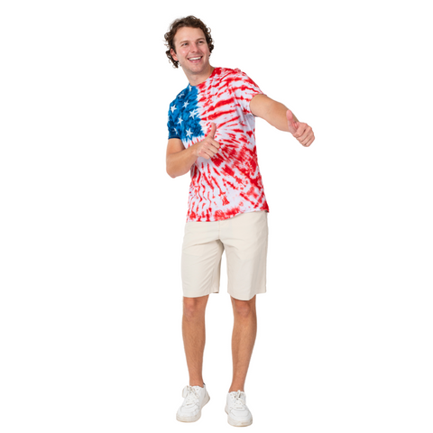 Men's 4th of July Tie-Dye T-Shirt