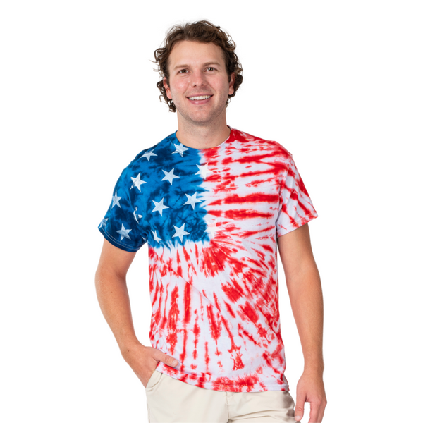 Men's 4th of July Tie-Dye T-Shirt